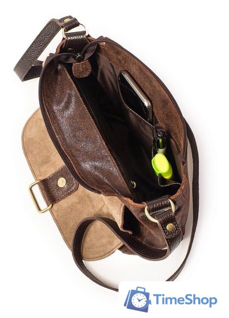 Женская сумка Igermann 964 20С964К3 (коричневый) - Изображение №10 — Интернет-магазин Time-Shop