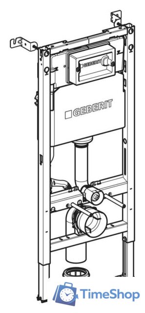 Инсталляция для унитаза Geberit Duofixbasic Delta 111.170.00.2 - Изображение №2 — Интернет-магазин Time-Shop