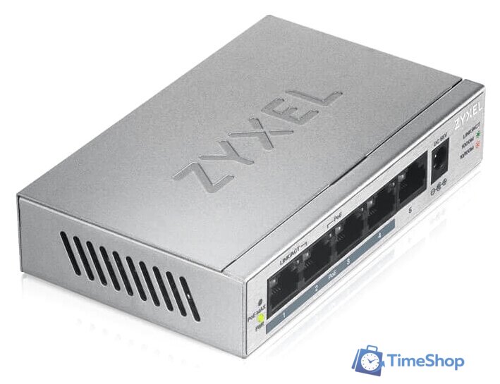 Неуправляемый коммутатор Zyxel GS1005HP - Изображение №3 — Интернет-магазин Time-Shop