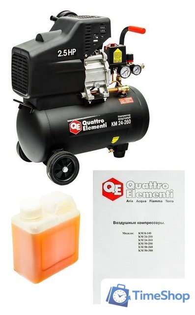 Компрессор Quattro Elementi KM 24-260 - Изображение №2 — Интернет-магазин Time-Shop