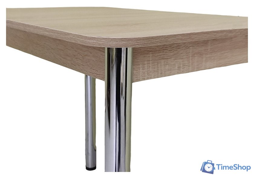 Кухонный стол СВД Юнио 120x75 011.Д2.Х (дуб сонома) - Изображение №2 — Интернет-магазин Time-Shop