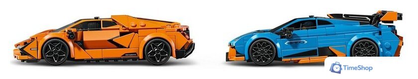 Конструктор LEGO Speed Champions 77238 Lamborghini Revuelto & Huracan STO - Изображение №3 — Интернет-магазин Time-Shop