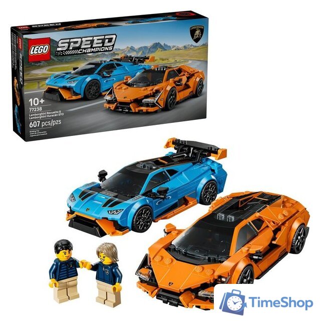 Конструктор LEGO Speed Champions 77238 Lamborghini Revuelto & Huracan STO - Изображение №1 — Интернет-магазин Time-Shop