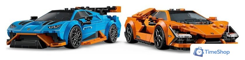 Конструктор LEGO Speed Champions 77238 Lamborghini Revuelto & Huracan STO - Изображение №5 — Интернет-магазин Time-Shop