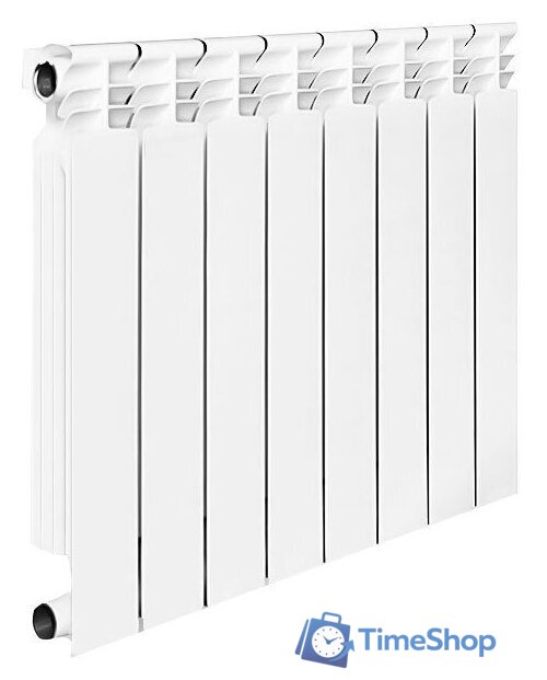 Алюминиевый радиатор Oasis 500/80 (алюминиевый, 8 секций) - Изображение №1 — Интернет-магазин Time-Shop