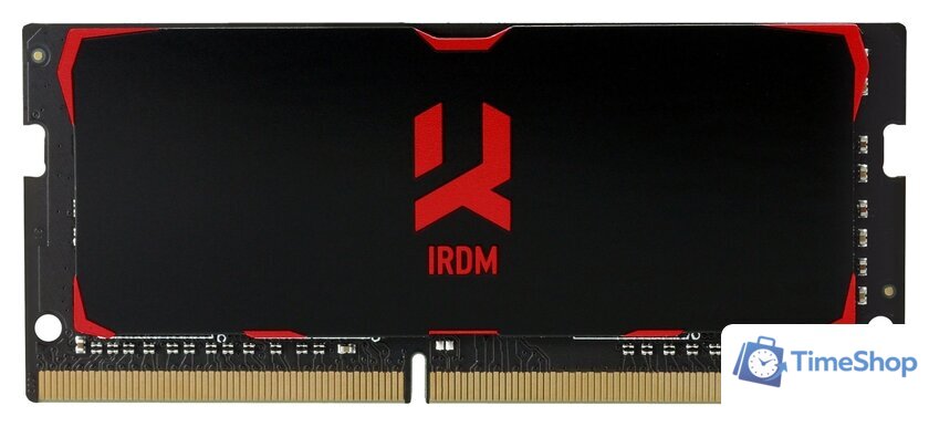 Оперативная память GOODRAM IRDM 16ГБ DDR4 SODIMM 3200МГц IR-3200S464L16A/16G - Изображение №1 — Интернет-магазин Time-Shop