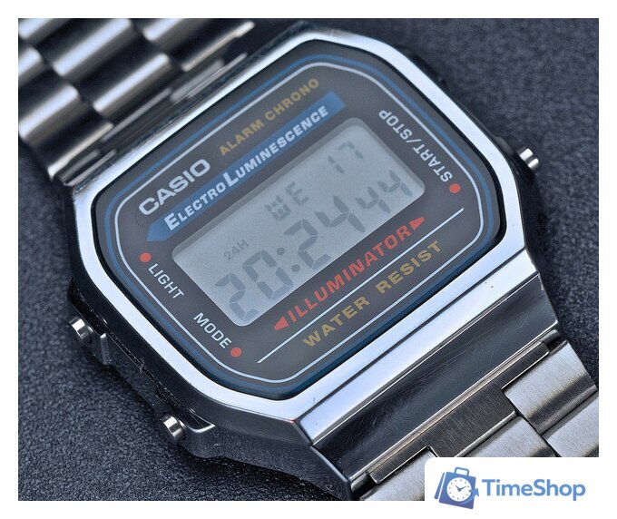 Наручные часы Casio A168WA-1 - Изображение №2 — Интернет-магазин Time-Shop