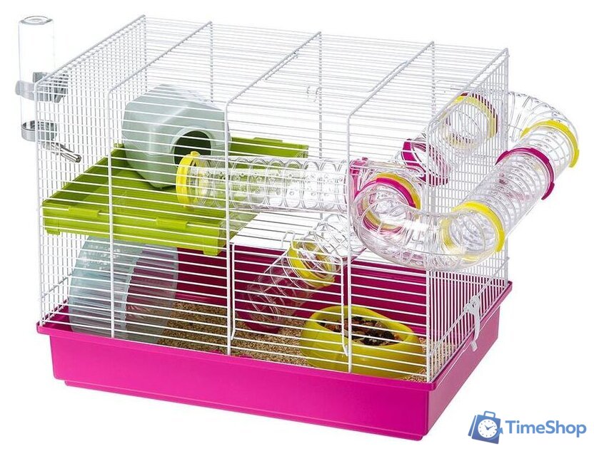 Клетка Ferplast Laura (розовый) 57912411W1 - Изображение №1 — Интернет-магазин Time-Shop