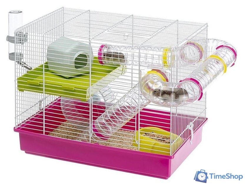 Клетка Ferplast Laura (розовый) 57912411W1 - Изображение №5 — Интернет-магазин Time-Shop