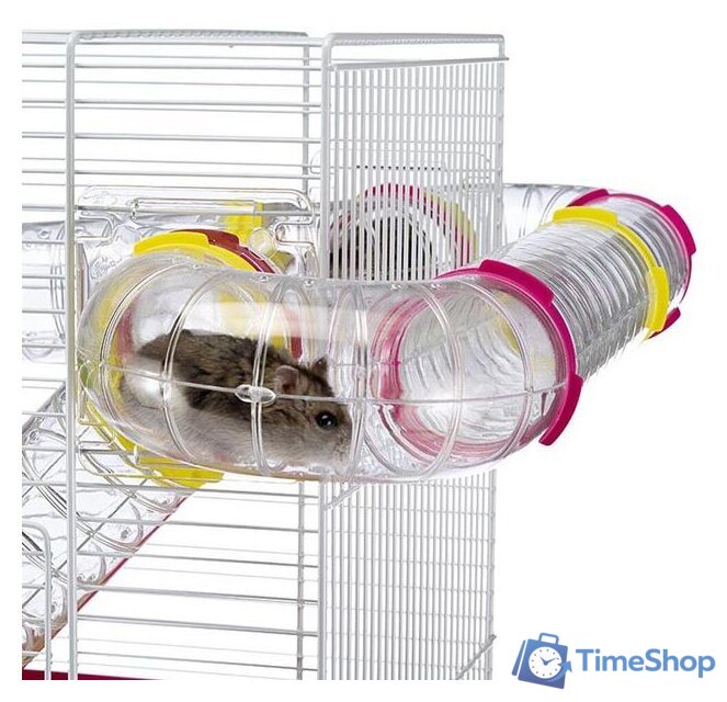 Клетка Ferplast Laura (розовый) 57912411W1 - Изображение №6 — Интернет-магазин Time-Shop