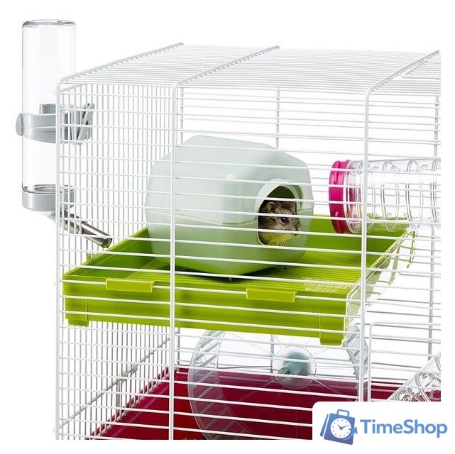 Клетка Ferplast Laura (розовый) 57912411W1 - Изображение №4 — Интернет-магазин Time-Shop