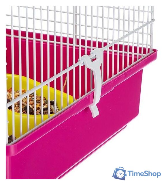 Клетка Ferplast Laura (розовый) 57912411W1 - Изображение №11 — Интернет-магазин Time-Shop