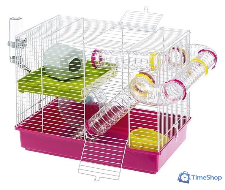 Клетка Ferplast Laura (розовый) 57912411W1 - Изображение №8 — Интернет-магазин Time-Shop