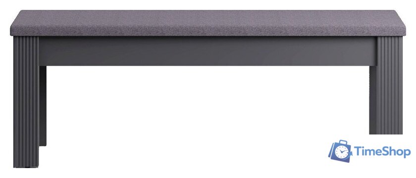 Скамья Black Red White Jasmin LAK (графит) - Изображение №1 — Интернет-магазин Time-Shop