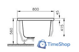 Ванна Vitra Neon 180x80 - Изображение №4 — Интернет-магазин Time-Shop