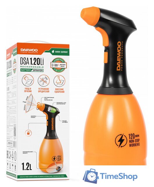 Аккумуляторный опрыскиватель Daewoo Power DSA 1.20Li - Изображение №1 — Интернет-магазин Time-Shop