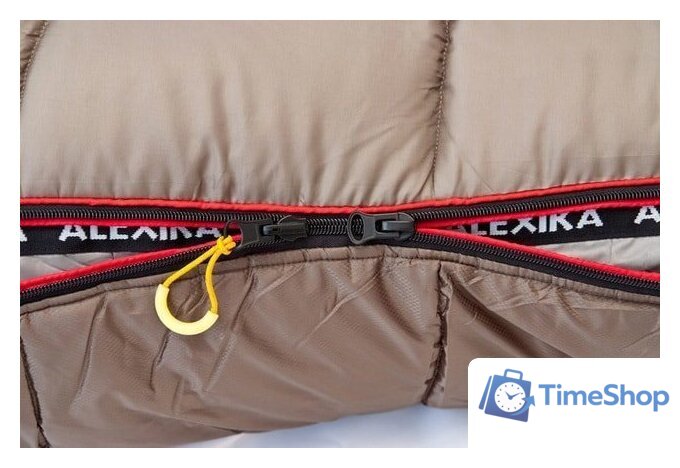 Спальный мешок AlexikA Iceland (оливковый, молния слева) - Изображение №6 — Интернет-магазин Time-Shop