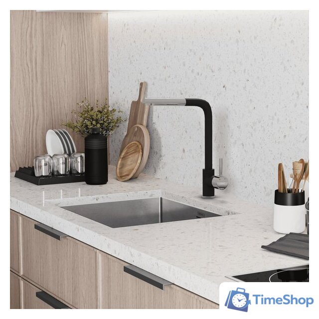 Кухонная мойка Kernau KSS U 60 1B SS Smooth - Изображение №3 — Интернет-магазин Time-Shop