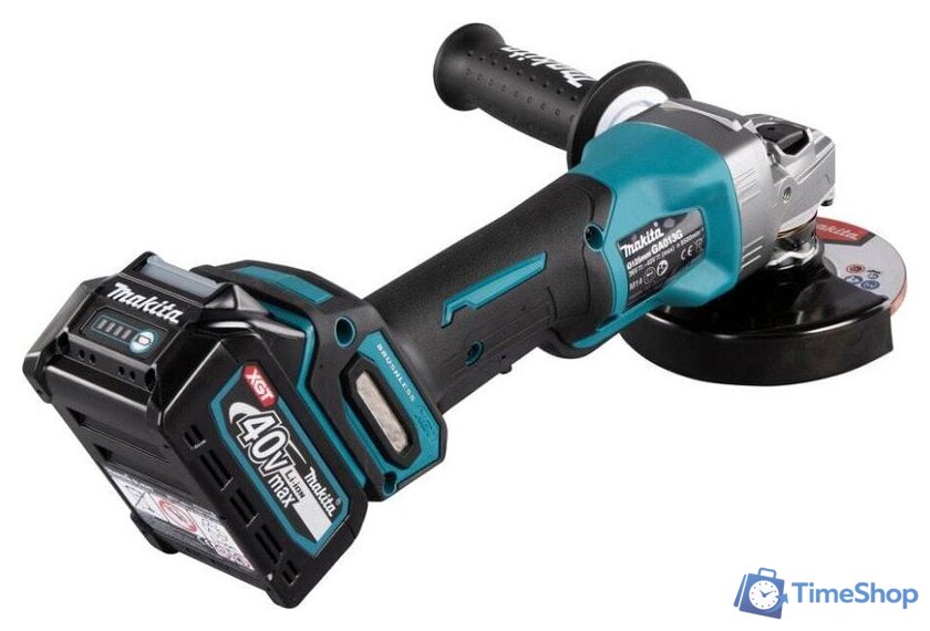 Угловая шлифмашина Makita GA013GM101 (с 1-м АКБ, без кейса) - Изображение №7 — Интернет-магазин Time-Shop