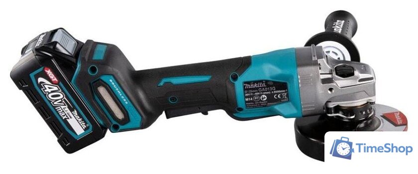 Угловая шлифмашина Makita GA013GM101 (с 1-м АКБ, без кейса) - Изображение №6 — Интернет-магазин Time-Shop