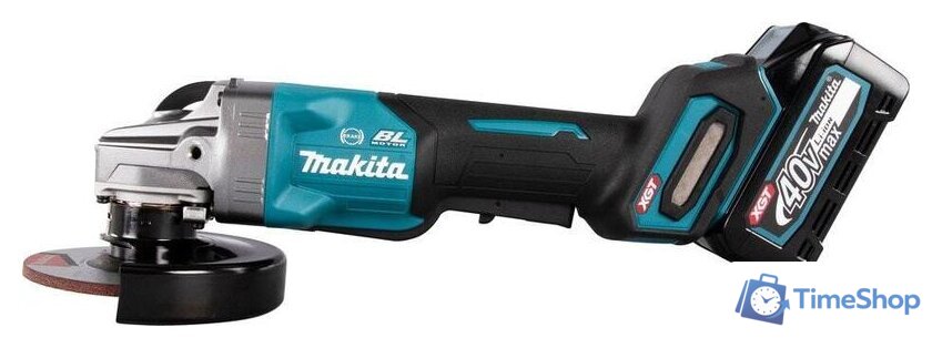Угловая шлифмашина Makita GA013GM101 (с 1-м АКБ, без кейса) - Изображение №3 — Интернет-магазин Time-Shop