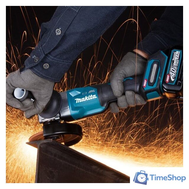 Угловая шлифмашина Makita GA013GM101 (с 1-м АКБ, без кейса) - Изображение №20 — Интернет-магазин Time-Shop