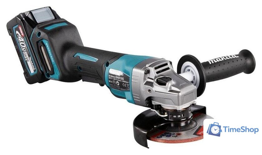 Угловая шлифмашина Makita GA013GM101 (с 1-м АКБ, без кейса) - Изображение №11 — Интернет-магазин Time-Shop