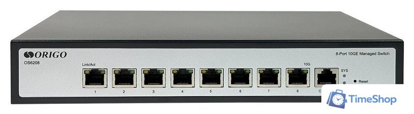 Управляемый коммутатор 2-го уровня Origo OS6208/A1A - Изображение №2 — Интернет-магазин Time-Shop