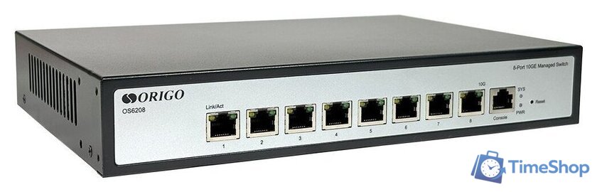 Управляемый коммутатор 2-го уровня Origo OS6208/A1A - Изображение №1 — Интернет-магазин Time-Shop