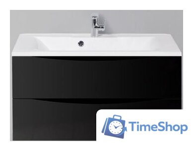  BelBagno Тумба под умывальник Marino-900-2C-SO-NL-P (nero laccato lucido) - Изображение №1 — Интернет-магазин Time-Shop