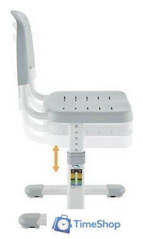 Парта Растущая мебель Smart B207EDU со стулом и выдвижным ящиком - Изображение №2 — Интернет-магазин Time-Shop