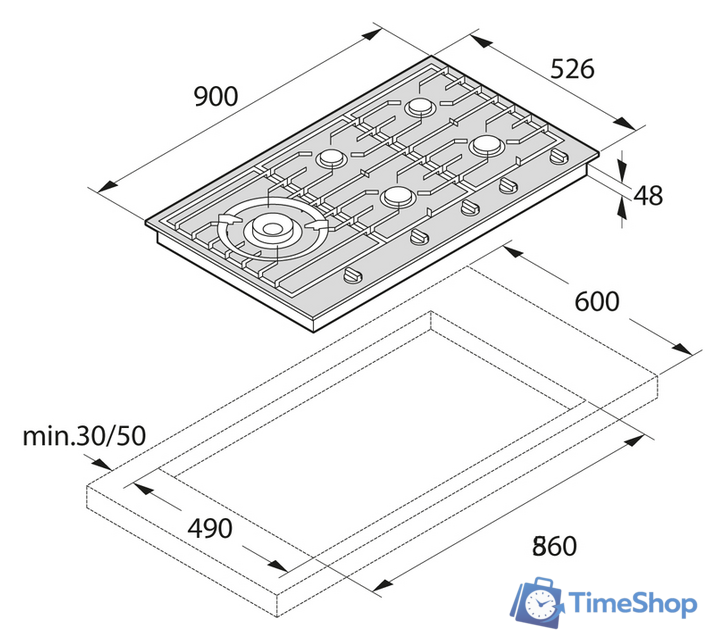 Варочная панель ASKO HG1986SB - Изображение №3 — Интернет-магазин Time-Shop