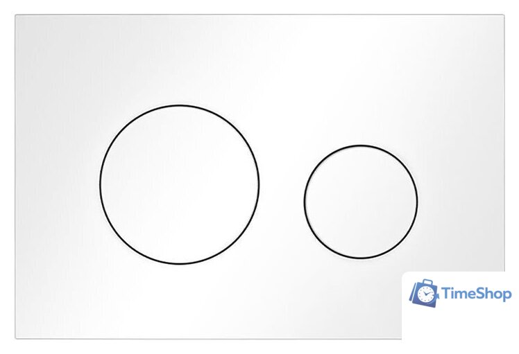 Панель смыва Tece Loop 2.0 9240926 (белый матовый) - Изображение №1 — Интернет-магазин Time-Shop
