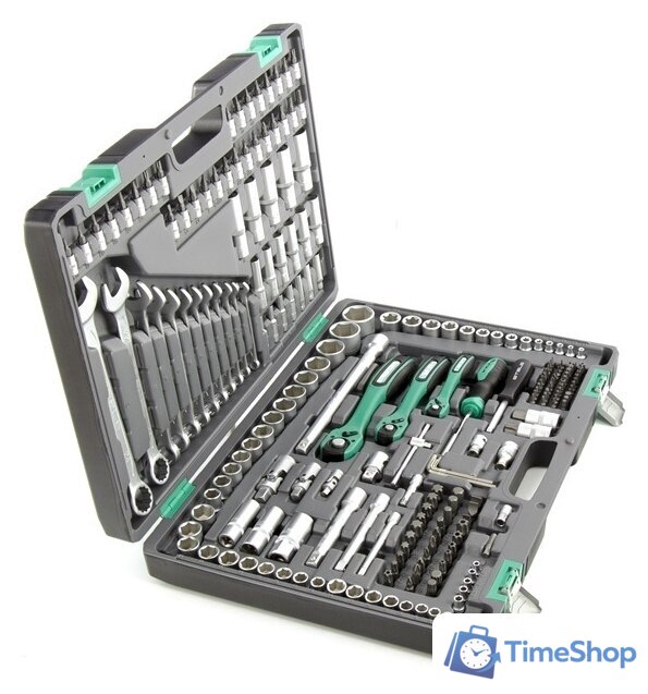 Универсальный набор инструментов Stels 14115 (216 предметов) - Изображение №2 — Интернет-магазин Time-Shop