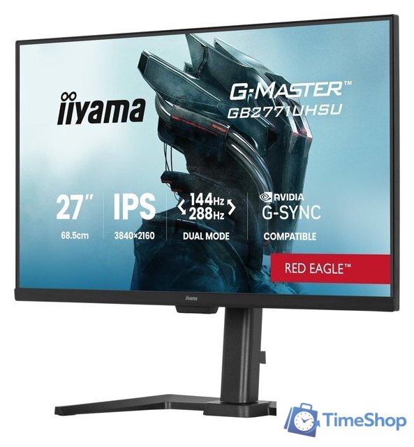Игровой монитор iiyama G-Master Red Eagle GB2771UHSU-B1 - Изображение №2 — Интернет-магазин Time-Shop