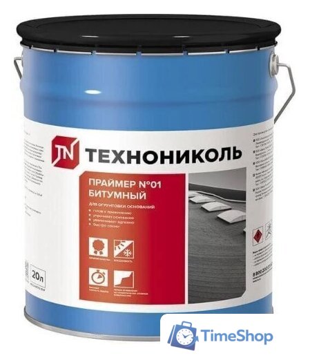 Праймер Технониколь Праймер №01 битумный (20 л) - Изображение №1 — Интернет-магазин Time-Shop