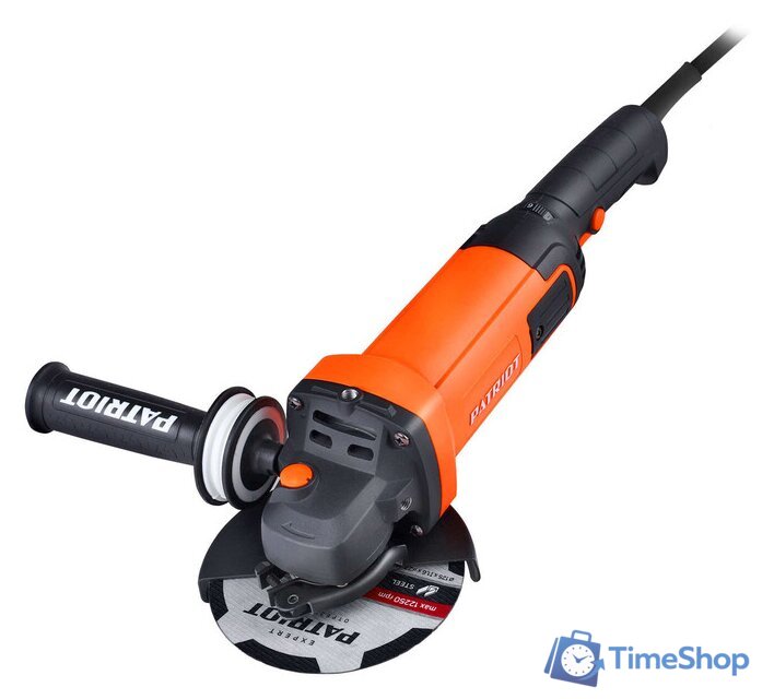 Угловая шлифмашина Patriot AG 128E 110301129 - Изображение №1 — Интернет-магазин Time-Shop