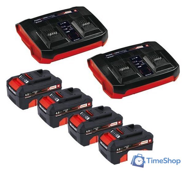 Газонокосилка Einhell GE-CM 36/47 S HW Li (с 4-мя АКБ) - Изображение №4 — Интернет-магазин Time-Shop