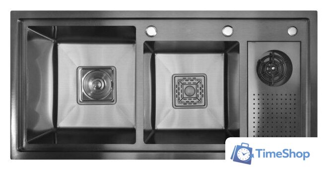 Кухонная мойка Wisent WM310048B + WW405B - Изображение №2 — Интернет-магазин Time-Shop