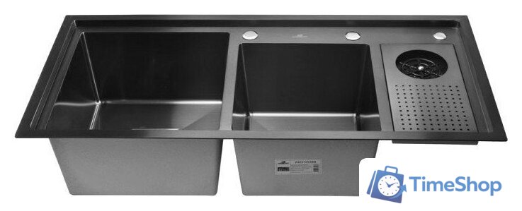 Кухонная мойка Wisent WM310048B + WW405B - Изображение №1 — Интернет-магазин Time-Shop