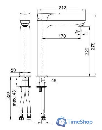 Смеситель Armatura Mokait 5532-612-00 - Изображение №2 — Интернет-магазин Time-Shop