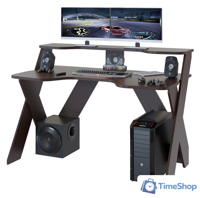 Геймерский стол Сокол КСТ-118 (венге) - Изображение №1 — Интернет-магазин Time-Shop