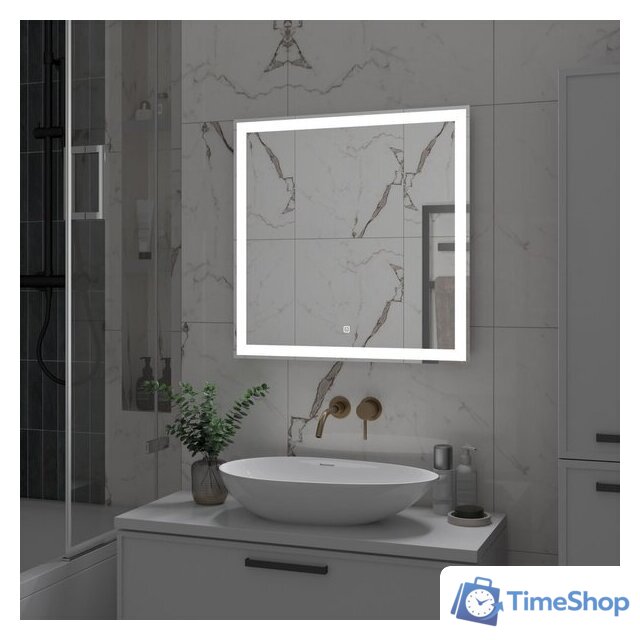  Континент Зеркало Clamm Led 70x70 - Изображение №9 — Интернет-магазин Time-Shop
