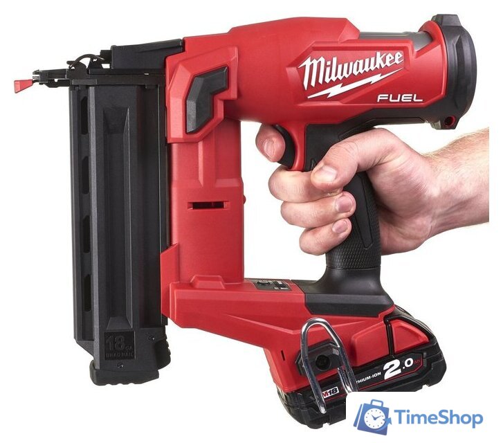 Гвоздезабиватель Milwaukee M18FN18GS-202X 4933471407 (с 2-мя АКБ, кейс) - Изображение №7 — Интернет-магазин Time-Shop