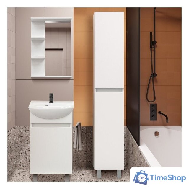  Doratiz Шкаф-пенал Доминикана 30 R 2712.311 (белый) - Изображение №11 — Интернет-магазин Time-Shop