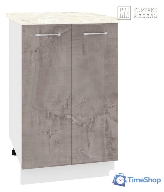 Шкаф напольный Кортекс-мебель Корнелия Лира НШ50р (оникс/марсель) - Изображение №1 — Интернет-магазин Time-Shop