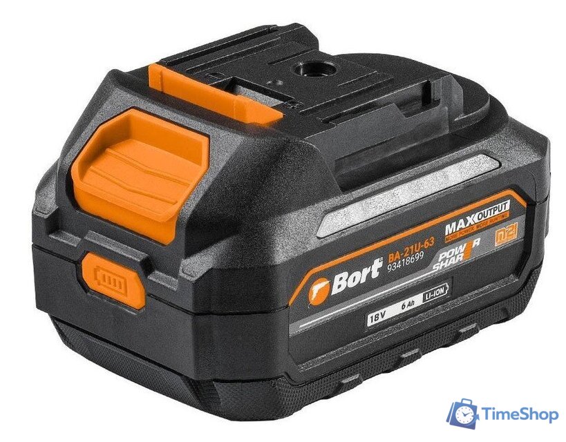 Аккумулятор Bort BA-21U-63 93418699 (18В/6 Ah) - Изображение №1 — Интернет-магазин Time-Shop