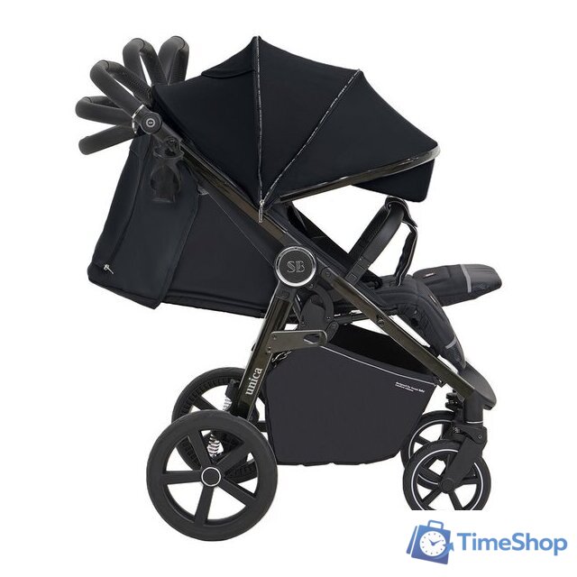 Коляска прогулочная «книга» Sweet Baby Unica (черный) - Изображение №17 — Интернет-магазин Time-Shop