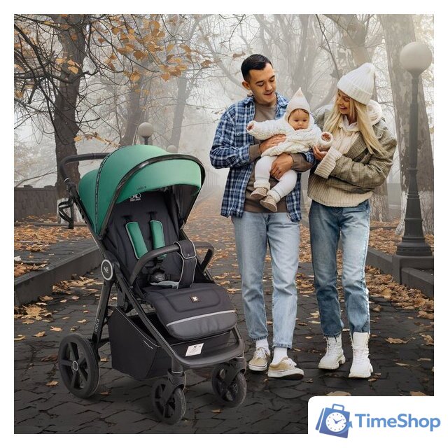 Коляска прогулочная «книга» Sweet Baby Unica (черный) - Изображение №14 — Интернет-магазин Time-Shop