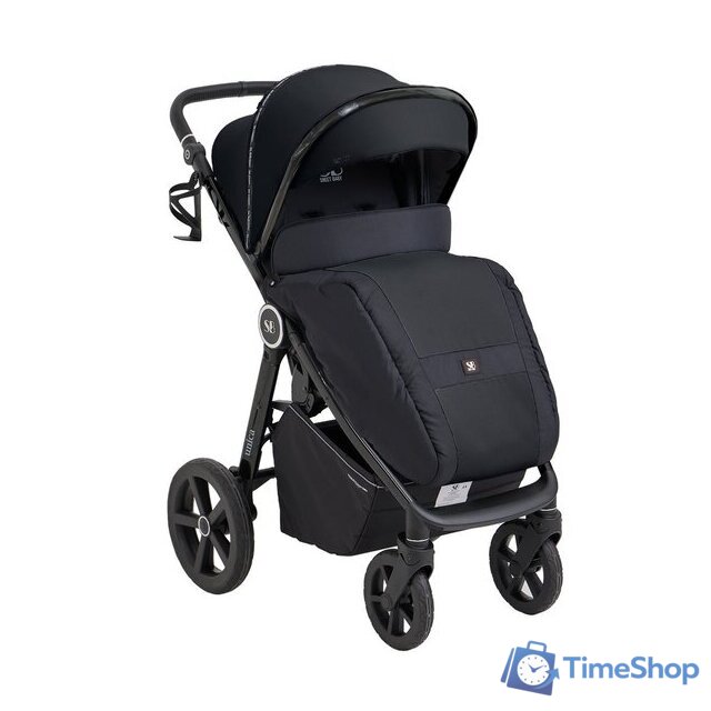 Коляска прогулочная «книга» Sweet Baby Unica (черный) - Изображение №16 — Интернет-магазин Time-Shop